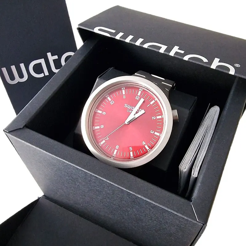 Swatch Irony Big Bold Scarlet Shimmer Watch | SB07S104G